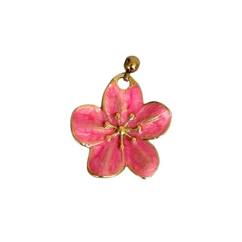 Roze bloem bedel