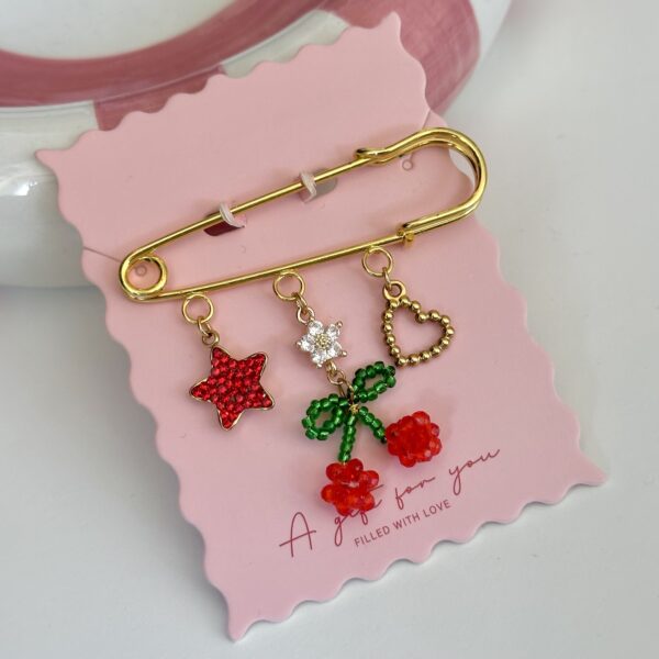 Cherry broche
