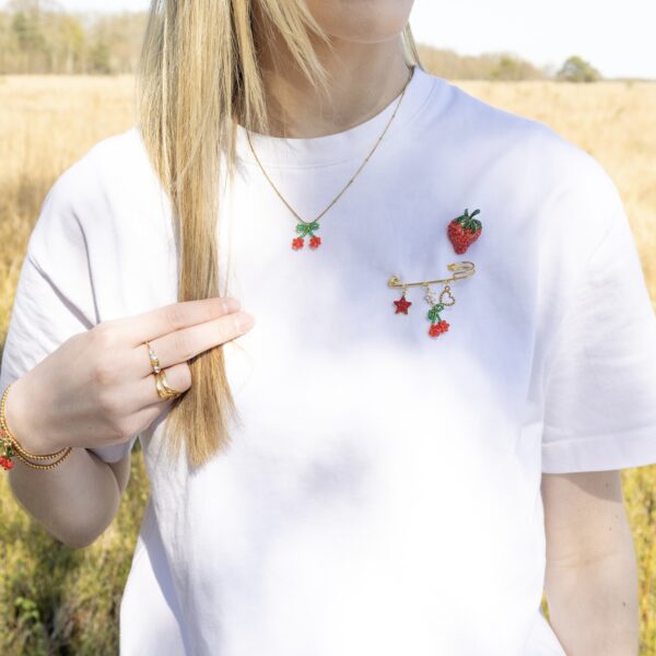 Broche strawberry