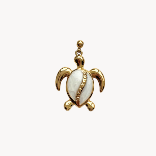 Witte schildpad bedel