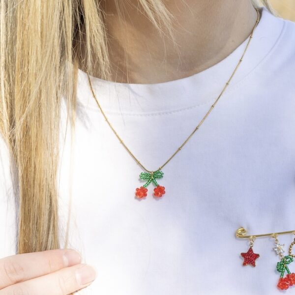 Cherry necklace