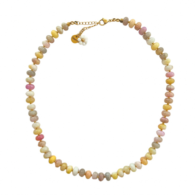 Colourful beaded necklace