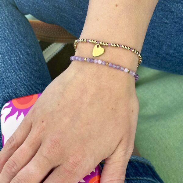 Purple bracelet set
