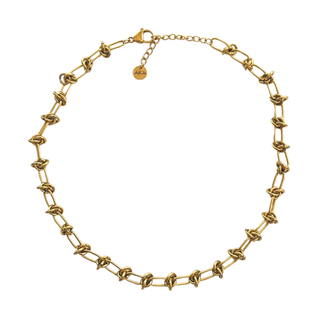 Golden lover necklace