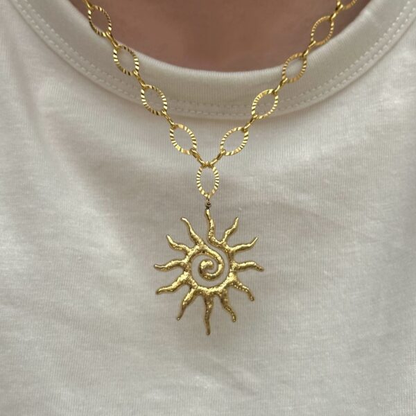 Sun necklace