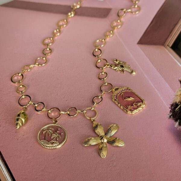 Summer charm necklace